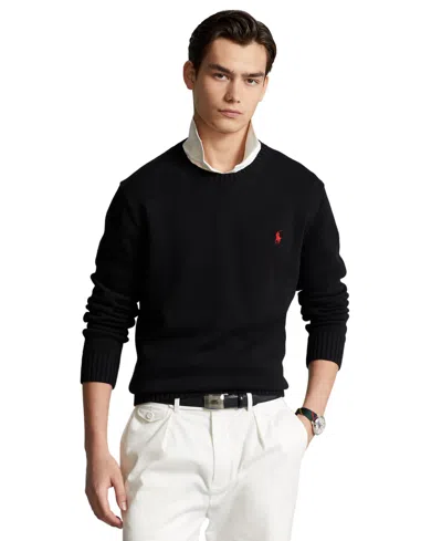 POLO RALPH LAUREN MEN'S COTTON CREWNECK SWEATER
