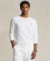 Polo Ralph Lauren Cotton Spa Terry Sweatshirt In White