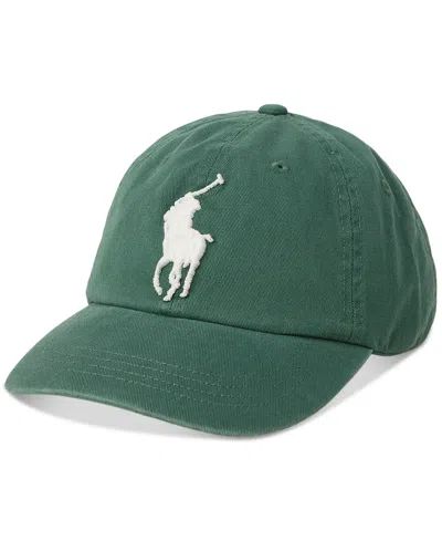 Polo Ralph Lauren Green Big Pony Twill Ball Cap