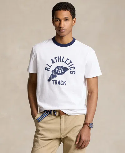 Polo Ralph Lauren Men's Cotton Jersey Graphic T-shirt In White