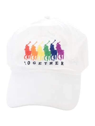 Pre-owned Polo Ralph Lauren Men's Cotton  Baseball Cap In White