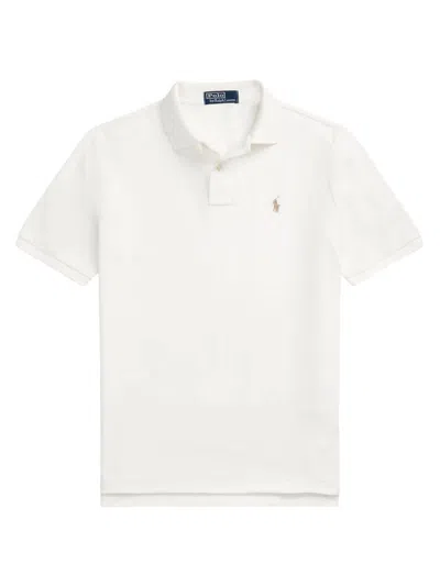 Polo Ralph Lauren Men's Cotton Polo Shirt In Shell