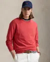 Polo Ralph Lauren Red Cotton Sweatshirt With Exclusive Embroidered Logo In Spring Red