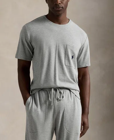 Polo Ralph Lauren Men's Crewneck Pajama T-shirt In Gray