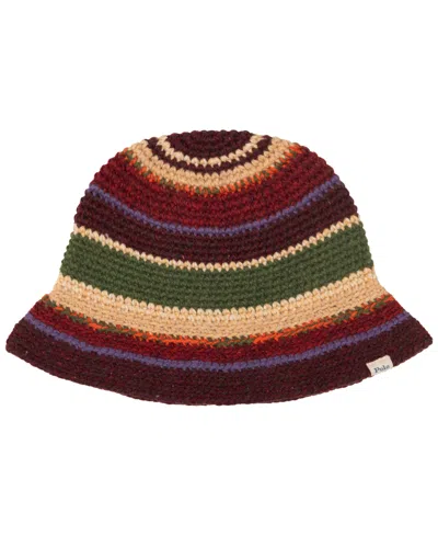 Polo Ralph Lauren Men's Crochet Stripe Bucket Hat In Multi