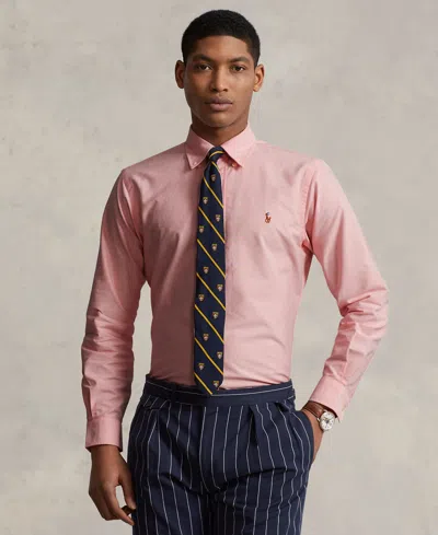 Polo Ralph Lauren Men's Custom Fit Oxford Shirt In Pink