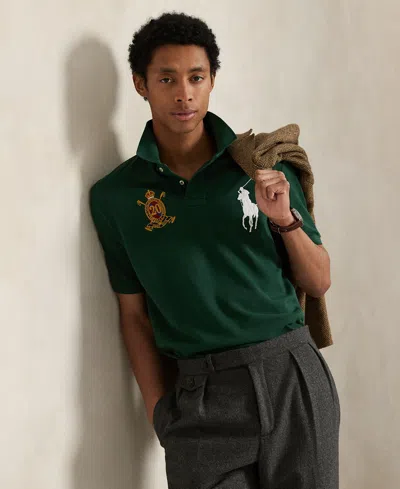 Polo Ralph Lauren Men's Custom Slim Fit 20th Anniversary Polo In Green