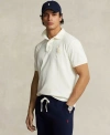 POLO RALPH LAUREN MEN'S CUSTOM SLIM FIT BIG PONY MESH POLO SHIRT