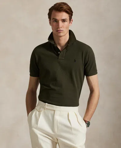Polo Ralph Lauren Men's Custom Slim Fit Mesh Polo In Green