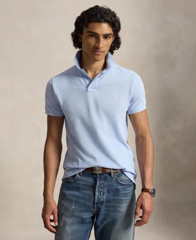 Polo Ralph Lauren Men's Custom Slim Fit Mesh Polo In Blue
