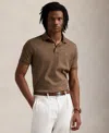 Polo Ralph Lauren Custom Slim Fit Soft Cotton Polo Shirt In Brown