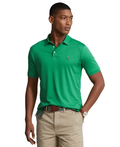 Polo Ralph Lauren Men's Custom Slim Fit Soft Cotton Polo Shirt In Highland Rose Heather