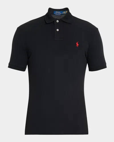 POLO RALPH LAUREN MEN'S CUSTOM SLIM FIT SOFT COTTON POLO SHIRT