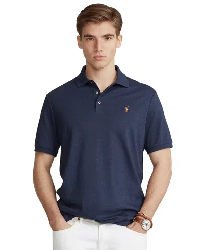 Polo Ralph Lauren Classic Fit Soft Cotton Polo Shirt In Blue
