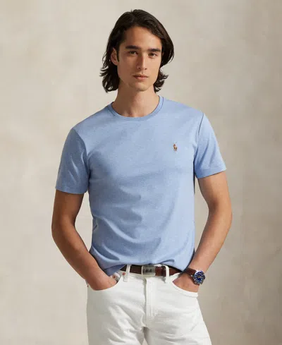 Polo Ralph Lauren Men's Custom Slim Fit Soft Cotton T-shirt In Gray