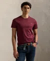 Polo Ralph Lauren Cotton Embroidered Logo Tee In Red