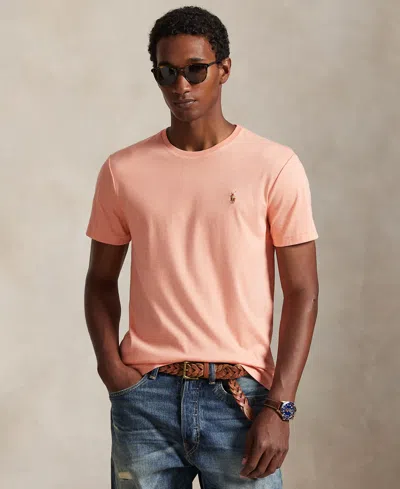 Polo Ralph Lauren Men's Custom Slim Fit Soft Cotton T-shirt In Pink