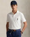Polo Ralph Lauren Men's Custom Slim Polo Bear Mesh Polo Shirt In White