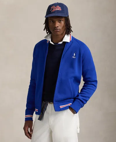 Polo Ralph Lauren Men's Double-knit Bomber Jacket In Sapphire Star Multi
