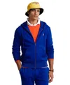 Polo Ralph Lauren Men's Double-knit Full-zip Hoodie In Blue
