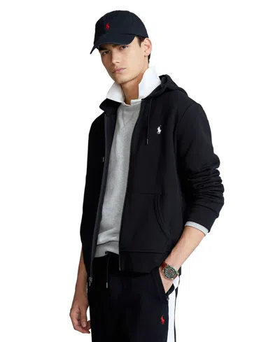 POLO RALPH LAUREN MEN'S DOUBLE-KNIT FULL-ZIP HOODIE