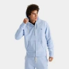 Polo Ralph Lauren Men's Double-knit Full-zip Hoodie In Blue