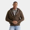 Polo Ralph Lauren Men's Double-knit Full-zip Hoodie In Brown