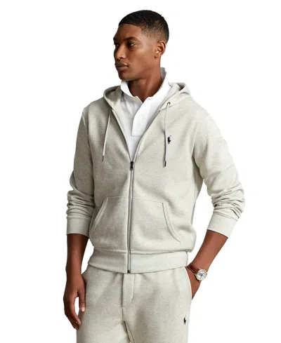 POLO RALPH LAUREN MEN'S DOUBLE-KNIT FULL-ZIP HOODIE