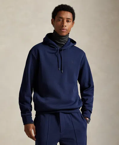Polo Ralph Lauren Men's Double-knit Hoodie In Blue