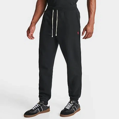 Polo Ralph Lauren Men's Double-knit Jogger Pants In Black/red