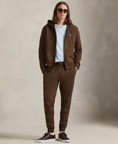 Polo Ralph Lauren Men's Double-knit Jogger Pants In Brown