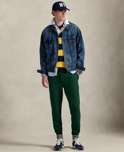 Polo Ralph Lauren Men's Double-knit Jogger Pants In Green