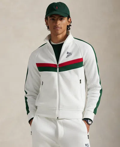 Polo Ralph Lauren Men's Double-knit Track Jacket In White