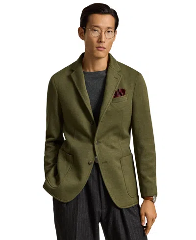 Polo Ralph Lauren Men's Double-knit Sport Coat In Metallic