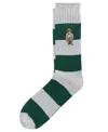 Polo Ralph Lauren Embroidered Rugby Bear Socks In Gray