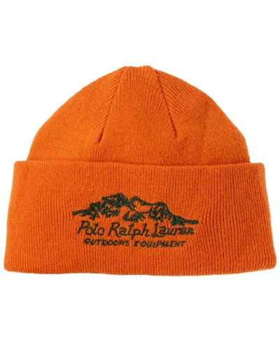 Orange polo beanie hot sale