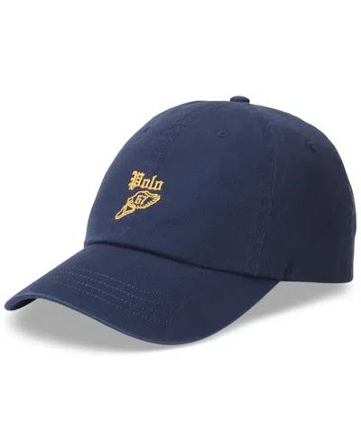 Polo Ralph Lauren Men's Embroidered Twill Ball Cap In Navy