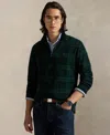 Polo Ralph Lauren Men's Estate-rib Cotton Quarter-zip Pullover In Green