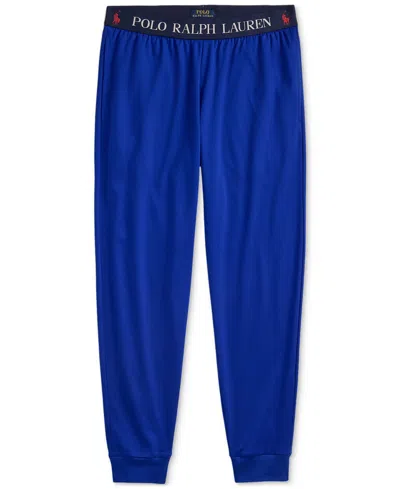 Polo Ralph Lauren Men's Exposed Waistband Jogger Pajama Pants In Heritage Royal,cruise Navy Pp