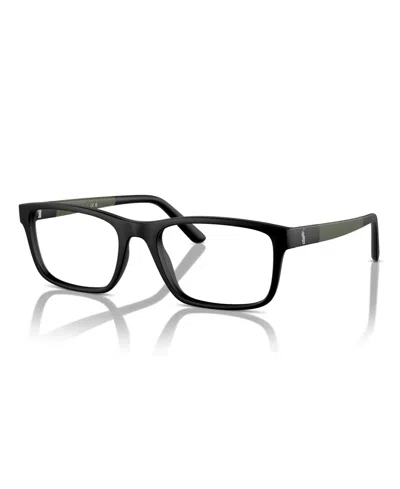 Polo Ralph Lauren Men's Eyeglasses, Ph2212 In Matte Black