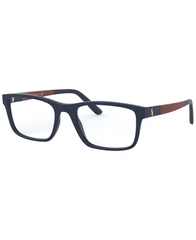 Polo Ralph Lauren Men's Eyeglasses, Ph2212 In Matte Navy Blue