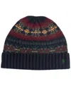 Polo Ralph Lauren Fairisle Beanie In Multi