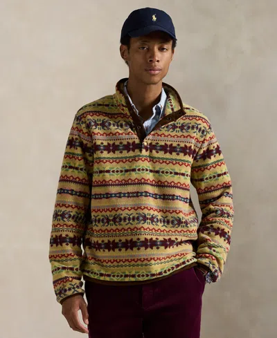 Polo Ralph Lauren Fair Isle Fleece Pullover In Multi