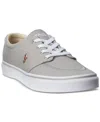 Polo Ralph Lauren Men's Faxon Canvas Sneaker In Soft Grey,multi Pp