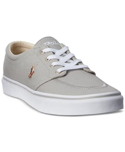 Polo Ralph Lauren Men's Faxon Canvas Sneaker In Soft Grey,multi Pp