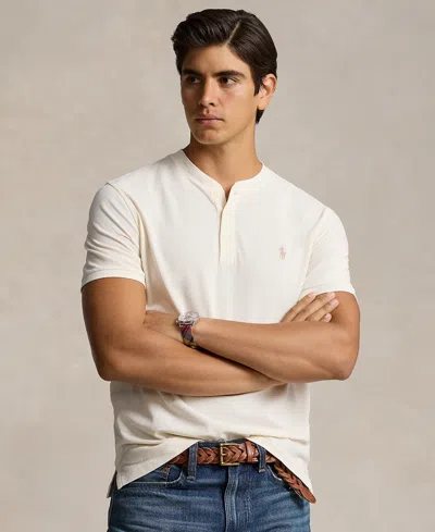 Featherweight Mesh Henley Polo Ralph Lauren Henley Polo Ralph