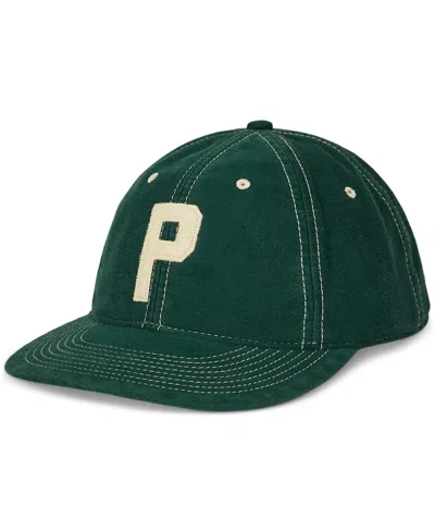 Polo Ralph Lauren Men's Felt-patch Chamois Ball Cap In Green