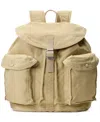 Polo Ralph Lauren Men's Flap-top Canvas Backpack In Beige Khaki