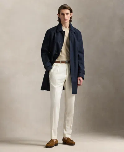 Polo Ralph Lauren Men's Gabardine Walking Coat In Navy