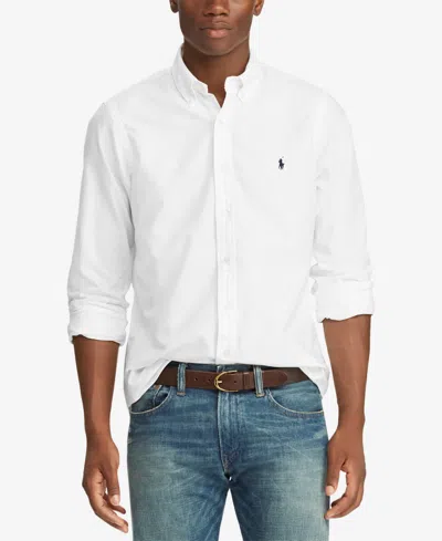 POLO RALPH LAUREN MEN'S GARMENT-DYED OXFORD SHIRT